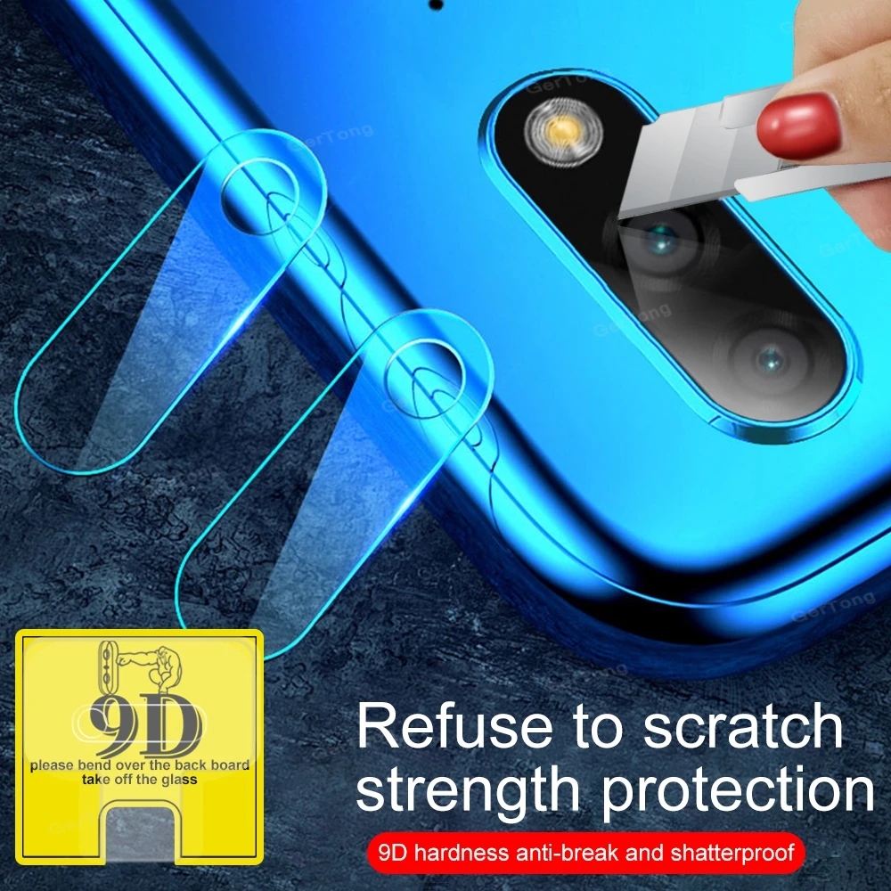 9D пленка для объектива камеры стекло Huawei Y7 Pro Y9 Prime 2019 Y6 2018 мягкая защита экрана Nova