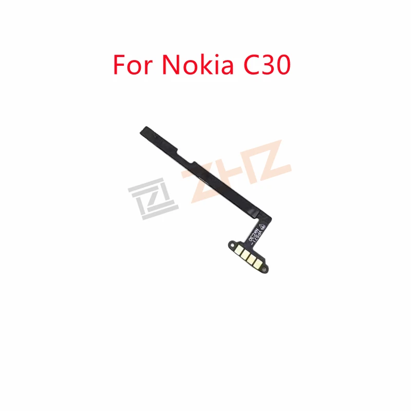 for Nokia C30 Power Volume Side Key Button Flex Cable ON OFF Switch Flex Cable Replacement Repair Parts