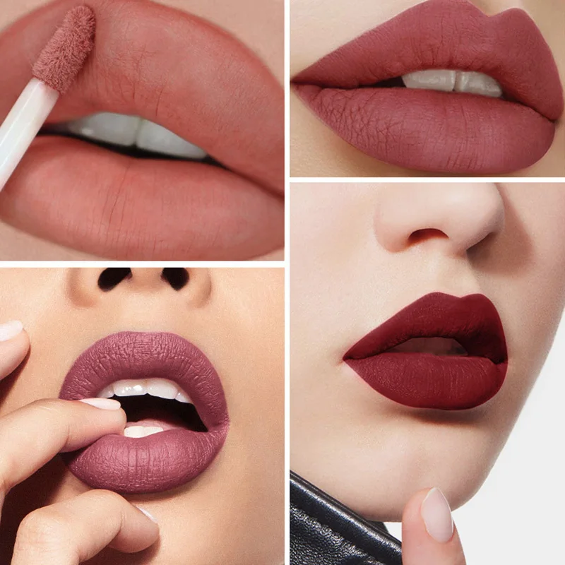 

6Colors Liquid Lipstick Set Matte Lipgloss Long Lasting Waterproof Lips Makeup Tools CIN6 899