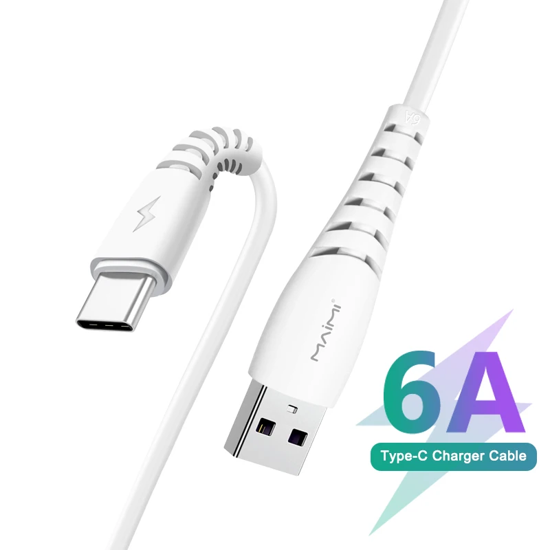 Кабель QWQ QC3.0 Micro USB 6 А кабель для быстрой зарядки Redmi Note 5 Pro Samsung S7 Type C передачи