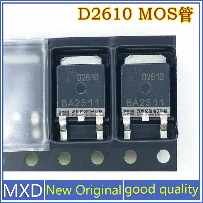 

5 шт./лот, новинка, оригинальные импортные D2610 AOD2610 46A 60V Mostube полевого транзистора хорошего качества