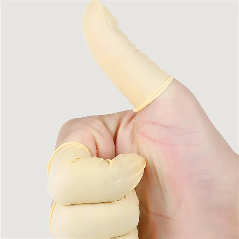 100 шт. силиконовых крышек для пальцев противоскользящая Защитная крышка