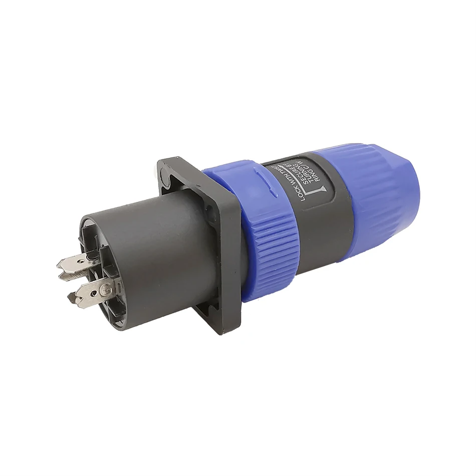 1 комплект NL4FC 4-полюсная колонка Штекерный гнездовой разъем поворотный замок для