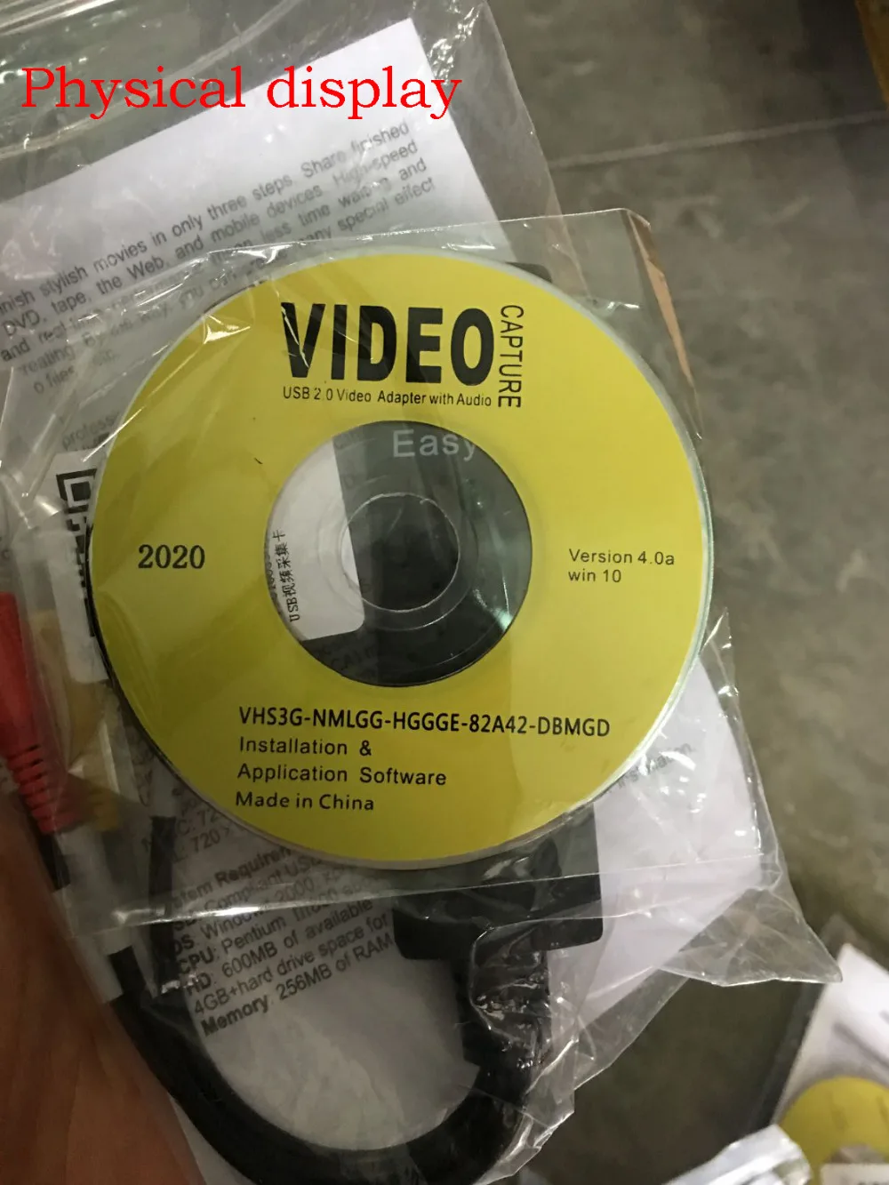 VONETS USB Easycap 2 0 TV DVD VHS адаптер для видеозахвата устройства Поддержка карт Win XP / 7 Vista 32