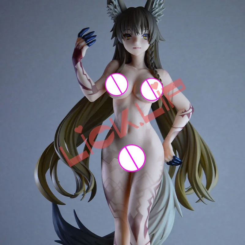 

Привлекательная фигурка Hentai 32 см, AI Kingdom Kitsunemimi-san, аниме фигурка меняющая цвет с температурой, статуя для взрослых, экшн-фигурка