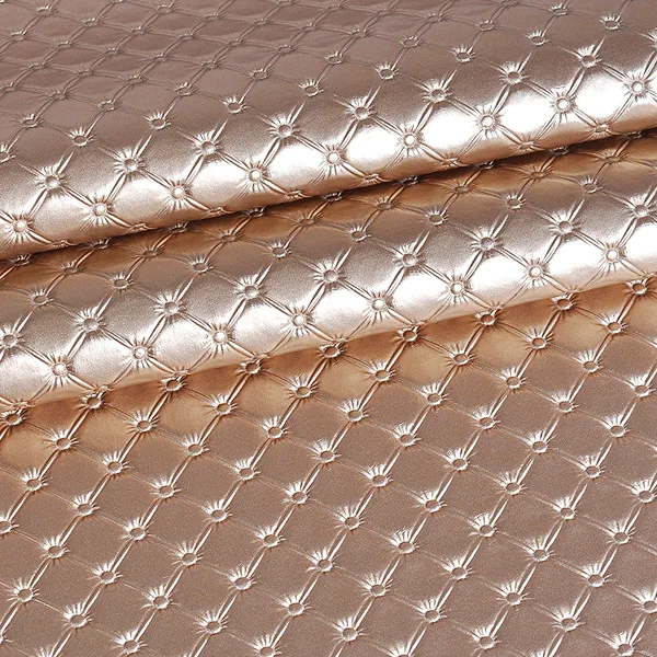 dk Champagne Meetee 50x137 см искусственная мягкая кожа ткань 8 мм Толстая искусственная кожа для шитья дивана сумка кровать украшение автомобиля кожаный материал - Цвет: dk Champagne