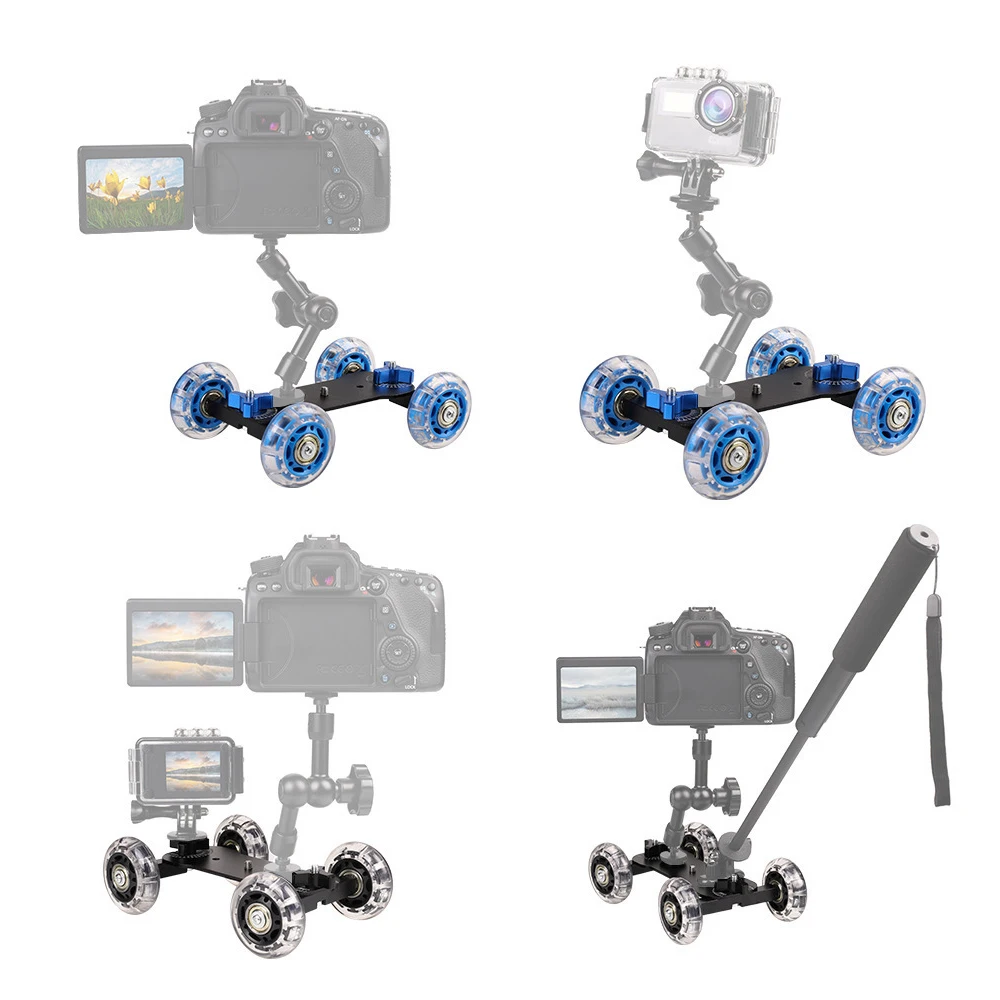 Черный Гибкий слайдер для камеры Speedlite|Слайдеры и рельсовые системы| |