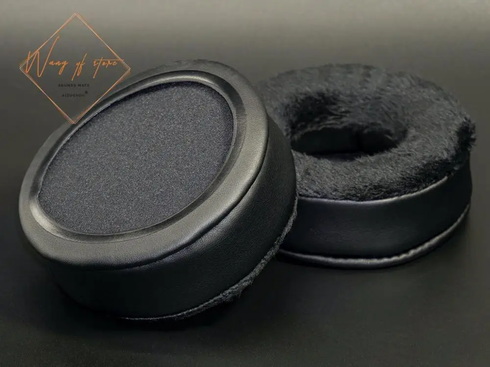 Сверхтолстые мягкие объемные амбушюры из пенопласта для наушников кожа велюр