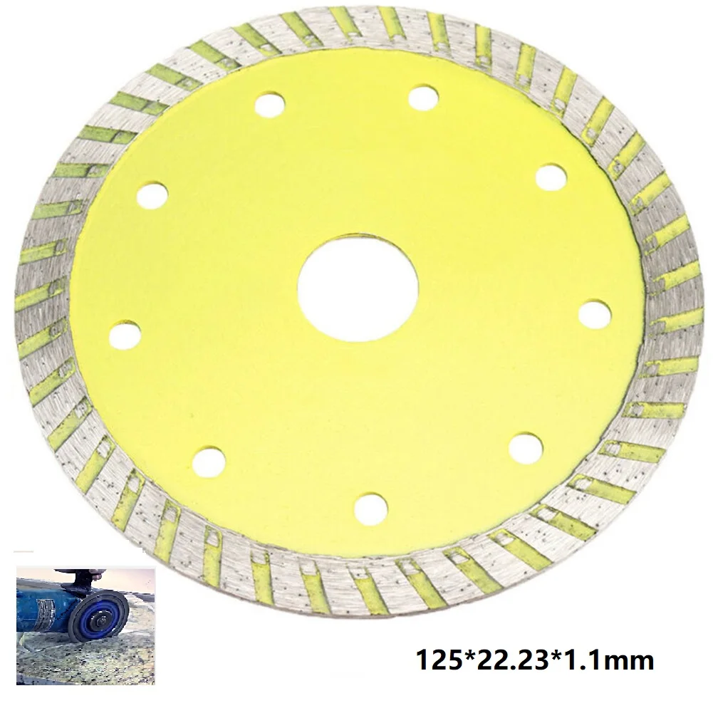 

5inch 125*22.23 Mm Saw Disc Turbo Diamond Blade Cutting Blade Cold Disc Round Round Circular Blade For Marble Tile Brick Cutter