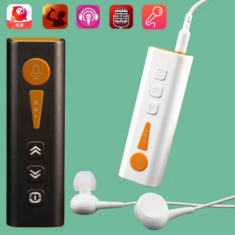 

Портативный Bluetooth микрофон, наушники с звуковой картой, голосовое устройство смены звука, микрофон лавалье с гарнитурой для телефона, игры в...