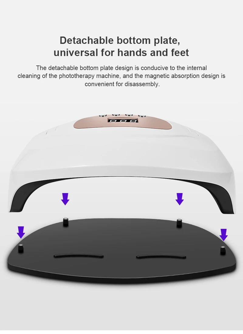 

220W Intelligent Induction Phototherapy Lamp Nail Extension Nail Polish Baking Light Therapy Nail Lamp Nail Art Tools