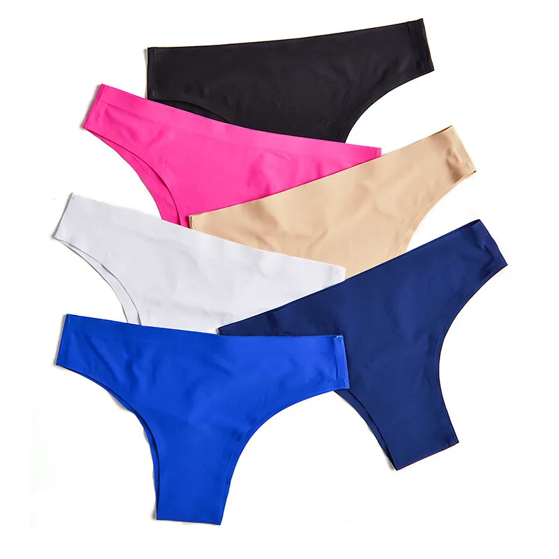 

Бесшовные трусики 3 шт./лот, женское нижнее белье, женские мягкие спортивные трусики, Однотонные трусы с низкой посадкой, женские трусы, нижн...