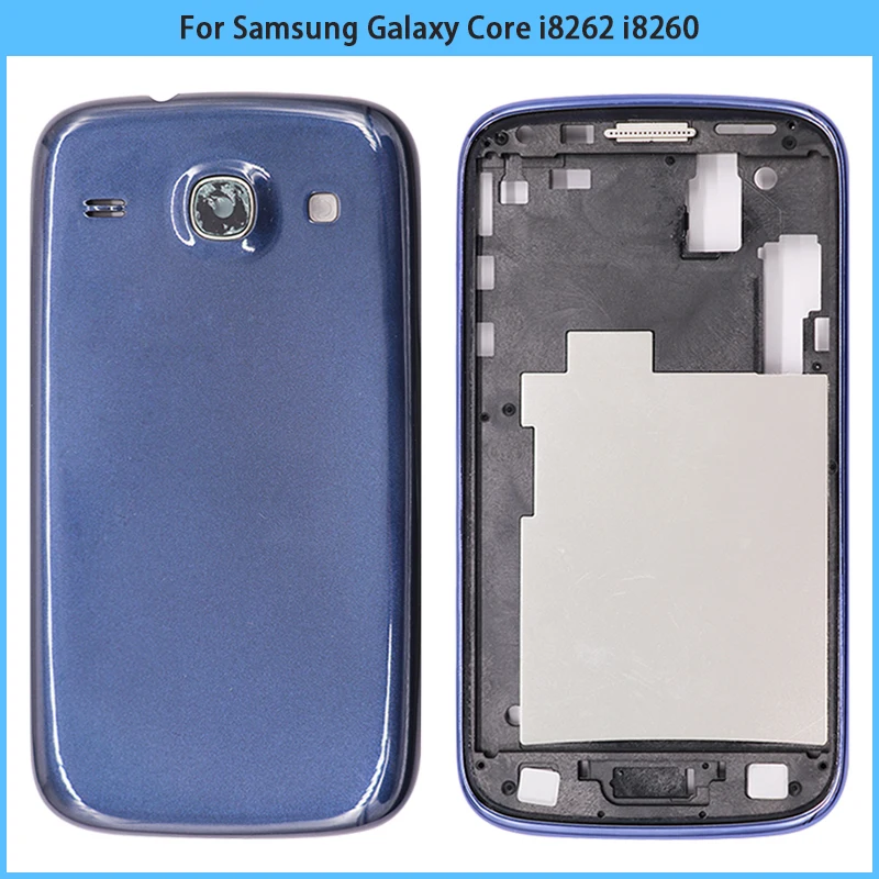 Новый чехол i8262 с полным покрытием корпуса для Samsung Galaxy i8260 передняя рамка задняя