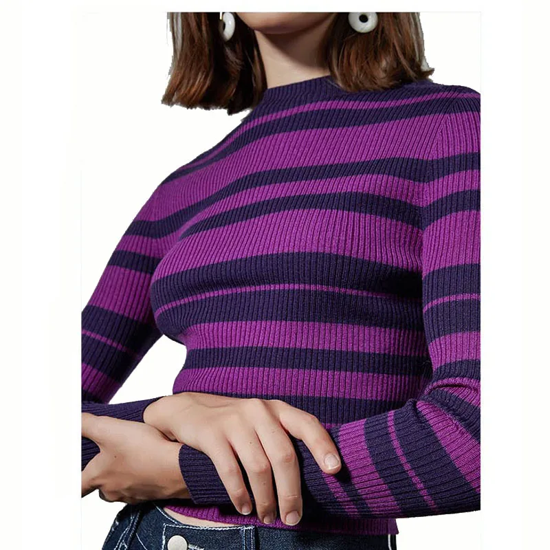 

Knitted Jumper Luxury Winter Tops Turtleneck Pullovers Casual Sweaters Women Shirt Long Sleeve gu2071pfu