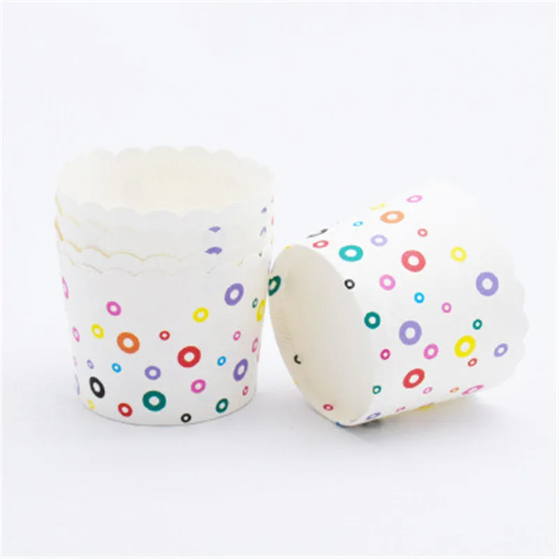 Cute Donuts Muffin Cupcake Paper Case Baking Liner Cup Wedding Caissettes Dessert Wrapper Cake Tool | Дом и сад
