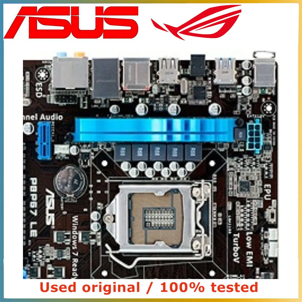 Для процессора Intel P67 LGA 1155 для материнской платы ASUS P8P67 LE компьютерная розетка LGA1155