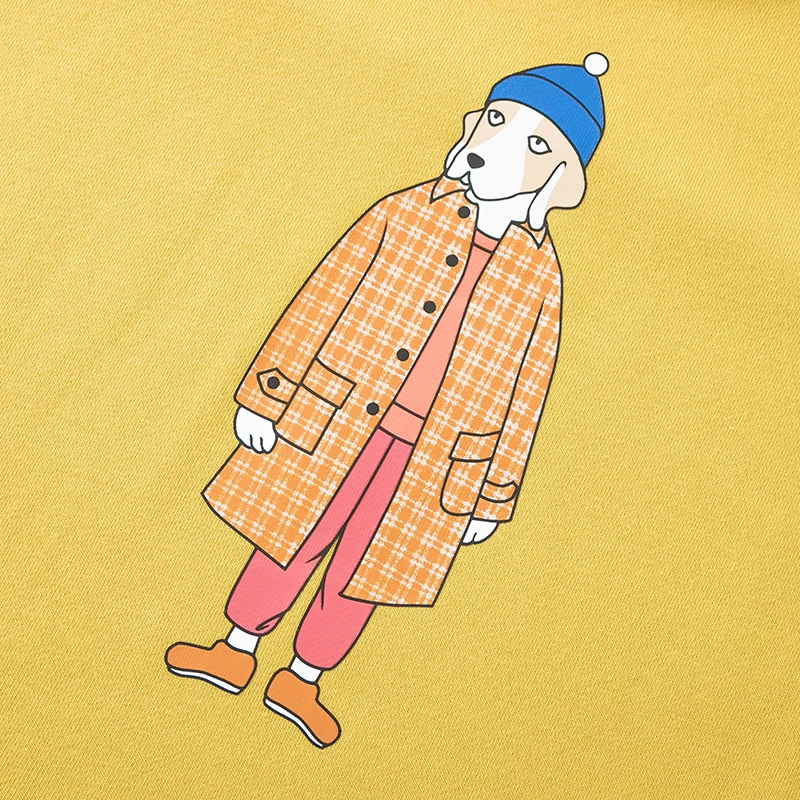 SEMIR Осень Свободные толстовки для мужчин 2019 новые худи с круглым вырезом Забавный