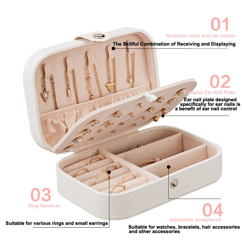 Модная шкатулка для ювелирных изделий Косметическая Шкатулка путешествий