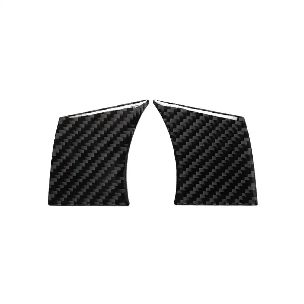 

Практичная крышка кнопки рулевого колеса из углеродного волокна против царапин 2 шт. украшение для Nissan 350Z клейкая рамка