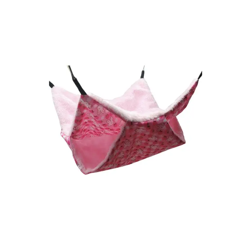 

Pet Hammock Double Layer Winter Warm Chinchilla Squirrel Hamster Hanging Nest HX6D