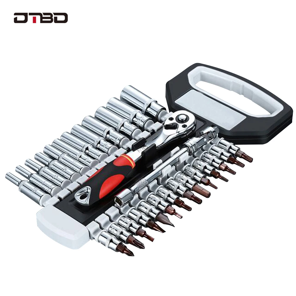 Набор торцевых ключей с храповым механизмом 1/4 дюйма|Гаечный ключ| |