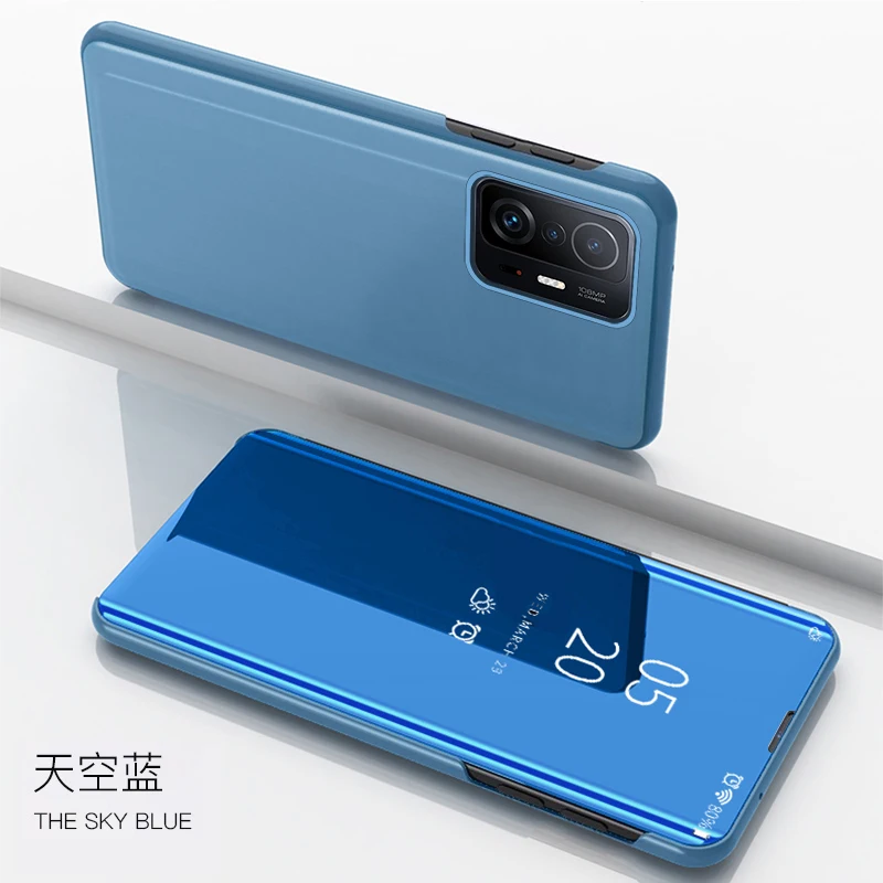 

Умный зеркальный Чехол-книжка из искусственной кожи для Xiaomi Note 910 5G PCO M3 PRO 10T PRO LITE K30 PRO REDMI K30 CC9 PRO NOTE8T POCO F3