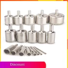 Алмазные сверла, 18 шт. алмазные Кольцевые пилы, пустотелые сверла, набор инструментов для удаления стекла, керамики, фарфора, керамической плитки,