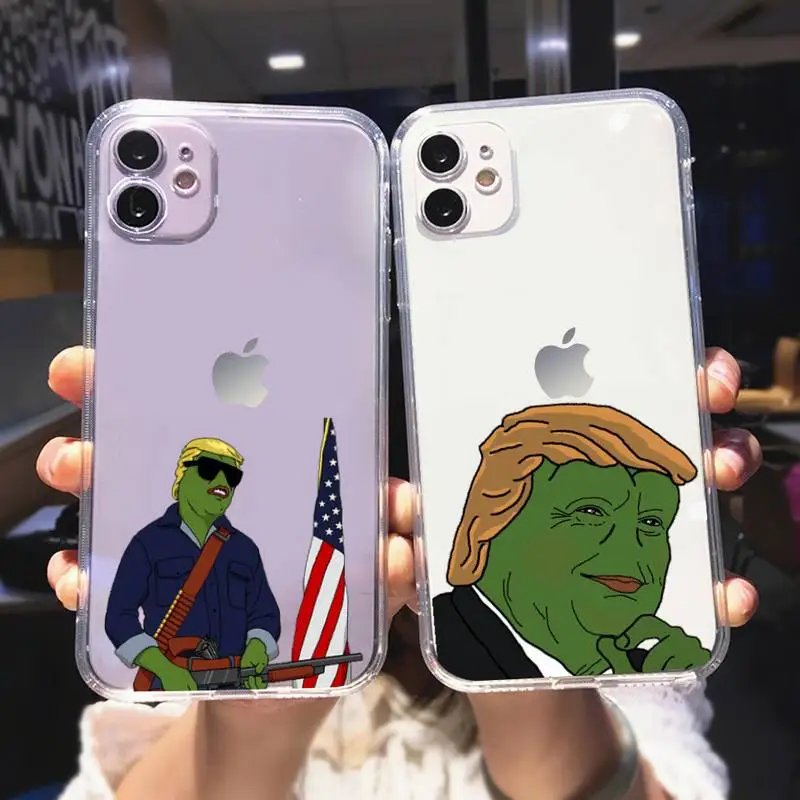 

Funny The Frog Phone Case For iPhone 12 Mini 11 Pro XS Max X XR 7 8 Plus
