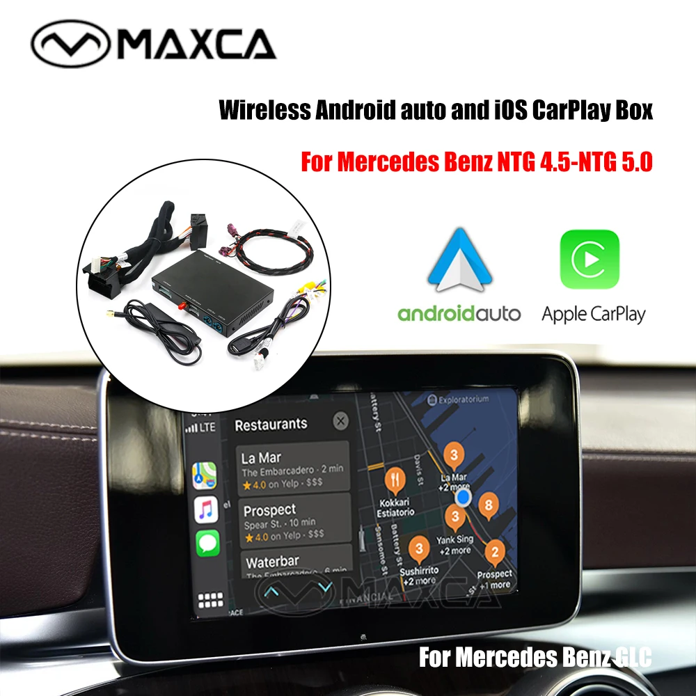 Беспроводная автоинтерфейсная приставка Carplay Android для Mercedes Benz оригинальный NGT 4 5 0