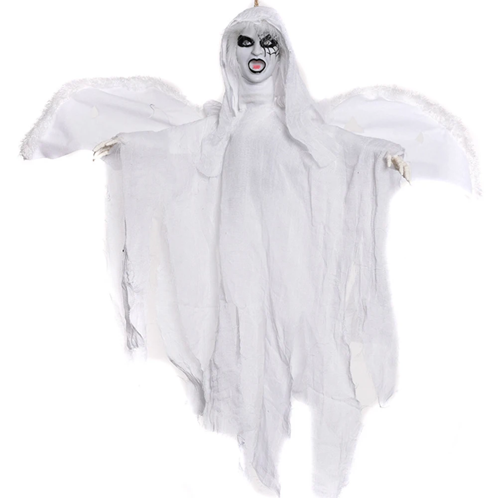Висячие привидения на Хэллоуин/реквизит украшение/глаза светящиеся Голосовое управление