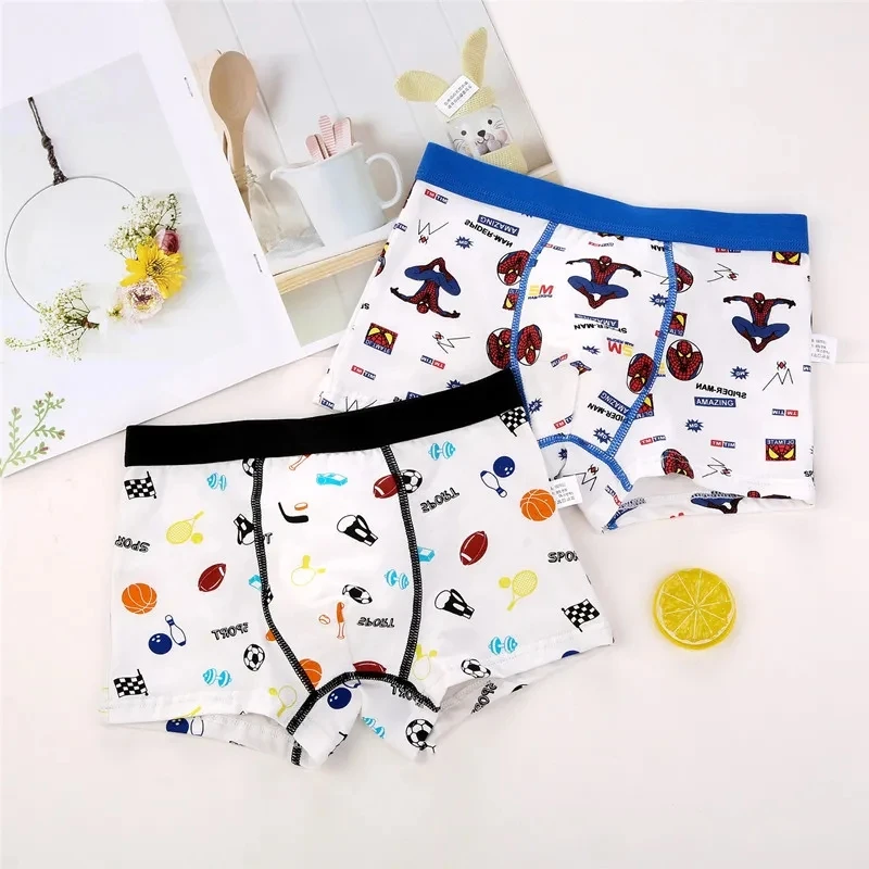 

3/pcs Cotton Children's Underwear Boys Boxer Shorts Little Boys Underwear Baby Boxers 1-8-10-13 years