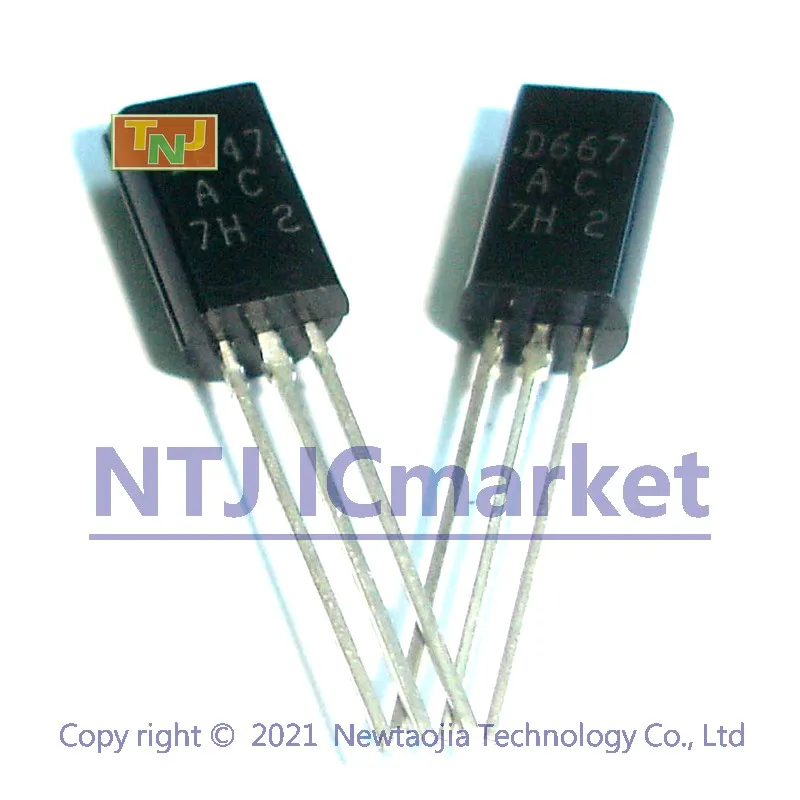 50 пар 2SB647AC + 2SD667AC TO 92L (50 2SB647 2SD667) B647 D667 транзистор|Транзисторы| |