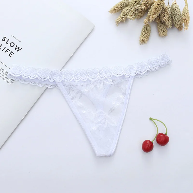 Sexy Women lace panties G String Thongs Newest Dew hips Transparent women Seamless underwear Super Thin Hollow briefs