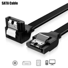 Кабель для передачи данных SSD HDD SATA 3,0 III для SSD HDD шнур для жесткого диска Sata3 прямой угол для материнской платы MSI Gigabyte