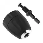 Самоблокирующийся патрон для дрели 38-24UNF 0,8-10 мм, ударный молоток, держатель Сверл с круглой рукояткой, шатун