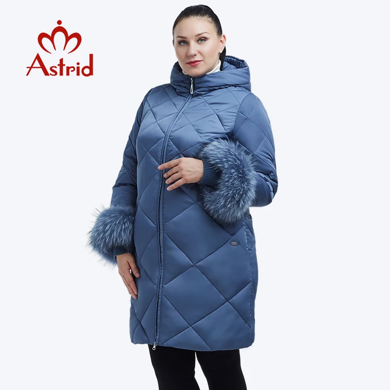 Astrid лидер продаж зимний пуховик для женщин длинное пальто теплые парки плотное женское теплое пальто высокого качества зимняя мода FR-2026