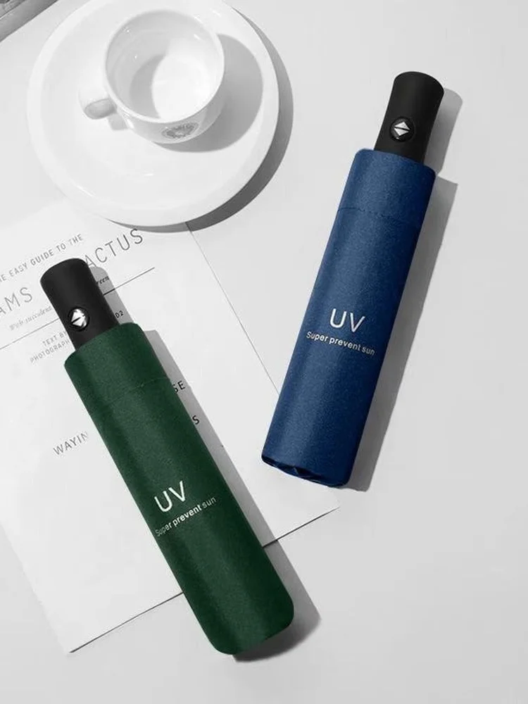 

Women Umbrellas Windproof Automatic Folding Female Male 3 Fold Paraguas Large Luxury Business Umbrella Men Rain Gift Parasol