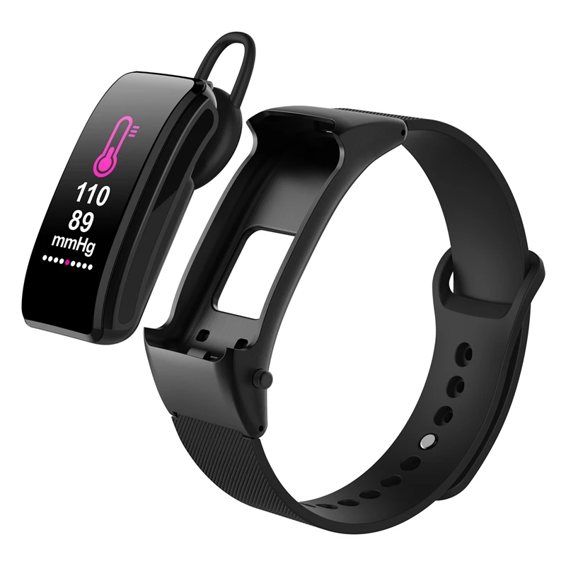 

Умный браслет Bluetooth гарнитура 2-в-1 мульти-Функция Водонепроницаемый разговор Браслет Смарт-браслет