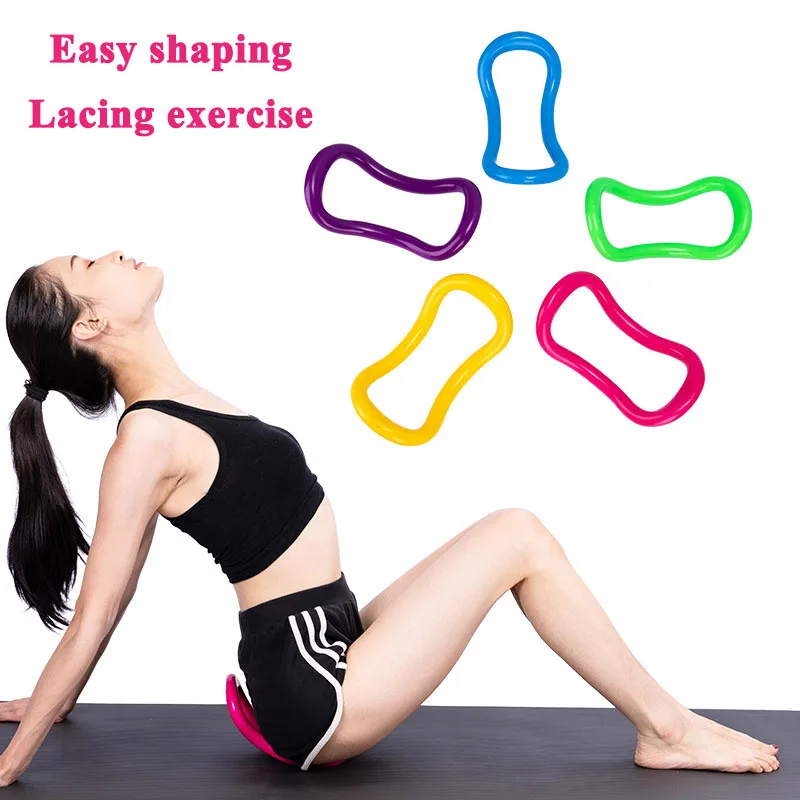 

Yoga Ring Calf Pilates Ring Fitness Circle for Back Stretch Neck Massage Leg Exercise Fitness Equipment Hot Sale Yoga Ring