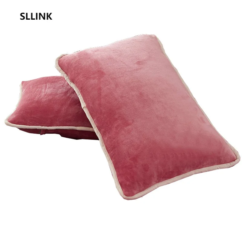 

2 шт., фланелевые термочехлы для подушек