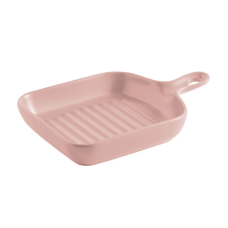 

Fashion Ceramic Breakfast Plate Tableware Creative Baking Dish Household Kitchen Dinner Plates