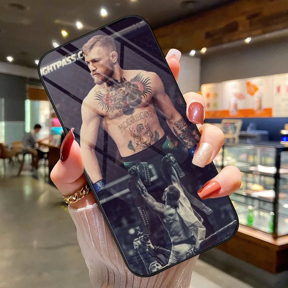 Чехол для телефона Conor Mcgregor The King из закаленного стекла iphone SE 2020 6 6S 7 8 11 12 13 Plus X XS XR Pro