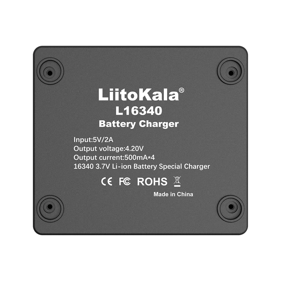 LiitoKala Lii-16340 Зарядное устройство 3,7 V 4,2 V Перезаряжаемые батарея CR123A CR123 16340 Зарядное устройство