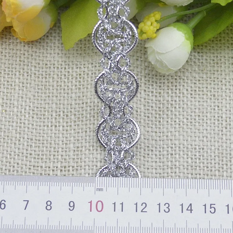 Лента с изогнутой кружевной отделкой ширина 10 метров 2 см | Дом и сад