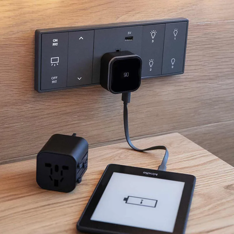 90Fun Многофункциональный штепсель конвертер глобальная Универсальная