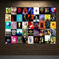 metal music pop band graffiti culture shabby chic rock poster flag banner tapestry cloth art bar cafe bedroom home decor gift w