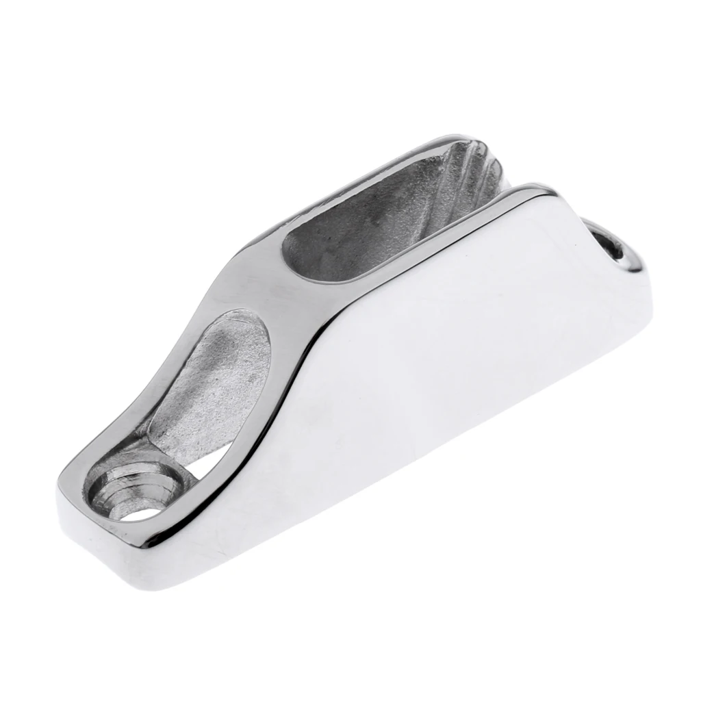 

Marine Boats 316 Stainless Steel 1/8inch to 1/4inch Dock Rope Clip Clam Cleat
