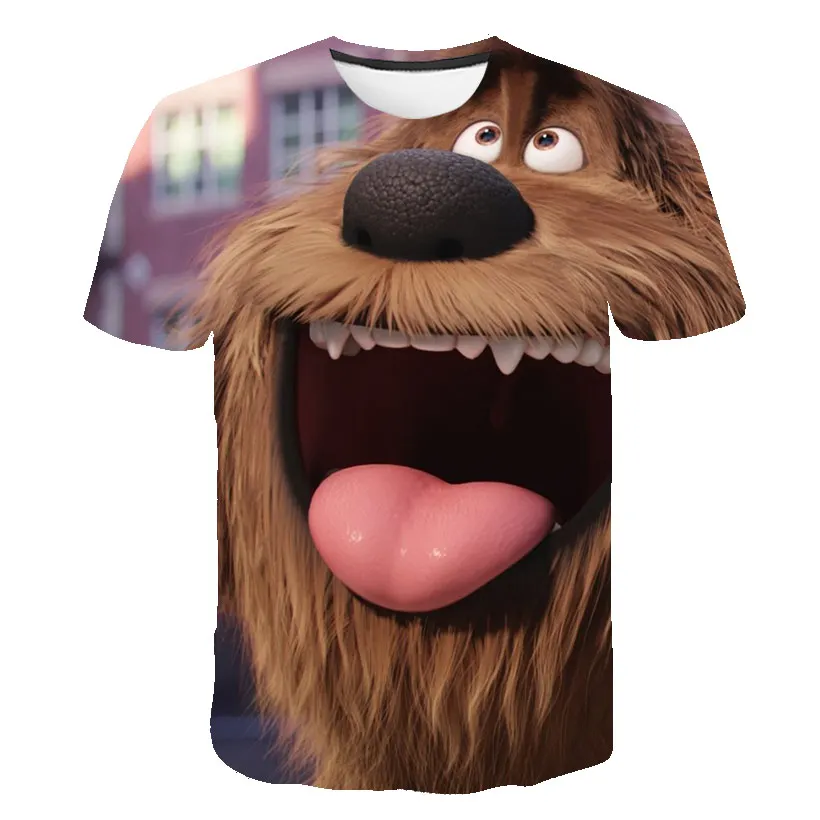 

Children'S Clothing Boys Girls Summer T-Shirt 3D Fun Print T-Shirt Sleeve Animal T-Shirt High Quality T-Shirt