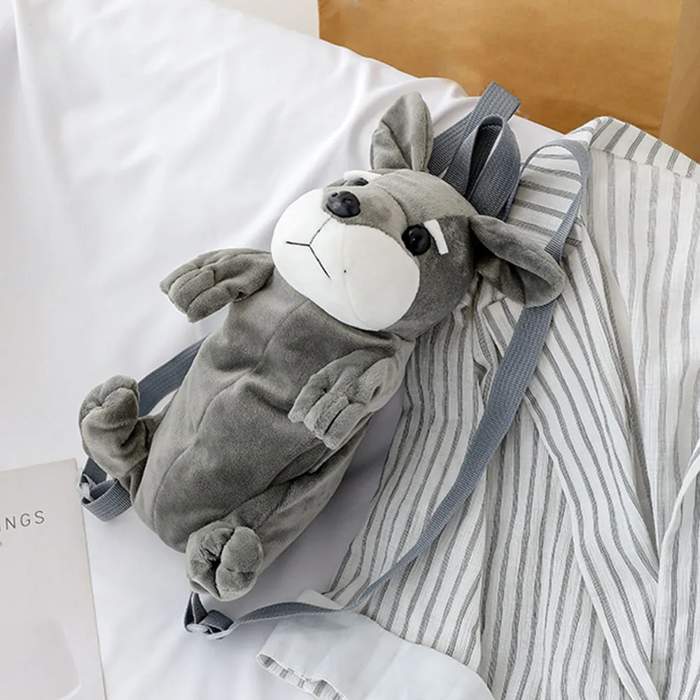 Подушка кукла Мультяшные собаки рюкзак мягкая сумка через плечо декоративная