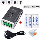 Аккумуляторная батарея PALO 1,2 в AAA ni-MH 1,2 в aaa батареи с зарядным устройством с ЖК-дисплеем для AA AAA ni-MH ni-cd аккумуляторов